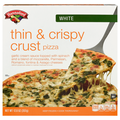 Hannaford Thin & Crispy Crust White Pizza Frozen