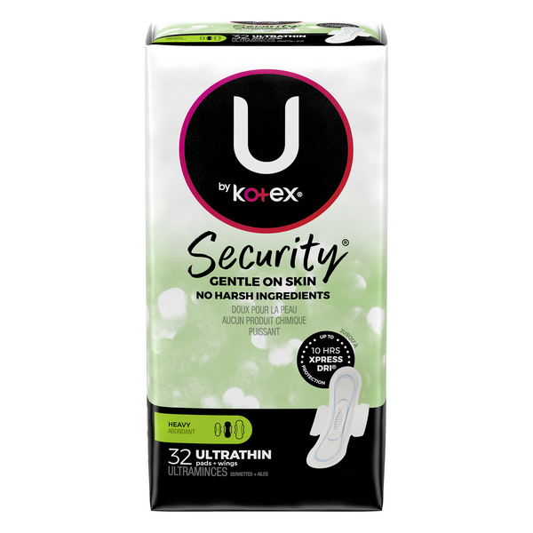 Save on U by Kotex Security Ultrathin Heavy Flow Pads with Wings Order