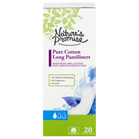 Nature's Promise Pure Cotton Unscented Light Long Pantiliners