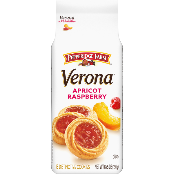 Pepperidge Farm Apricot Raspberry Verona Cookies - 18 ct