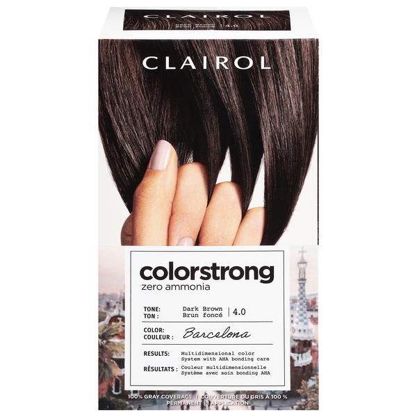 Clairol ColorStrong Hair Color Barcelona Dark Brown 4.0