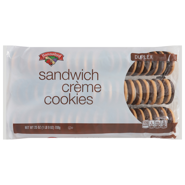 Hannaford Duplex Sandwich Creme Cookies