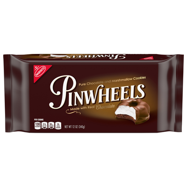 Nabisco Pinwheels Chocolate Covered Marshmallow Cookies