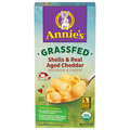 Annie's Organic Grass-fed Shells & Real Aged Cheddar Macaroni & Cheese