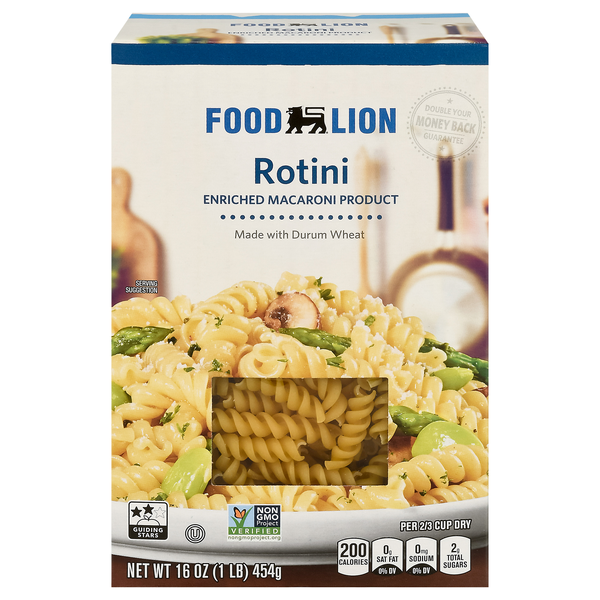 Food Lion Rotini Pasta