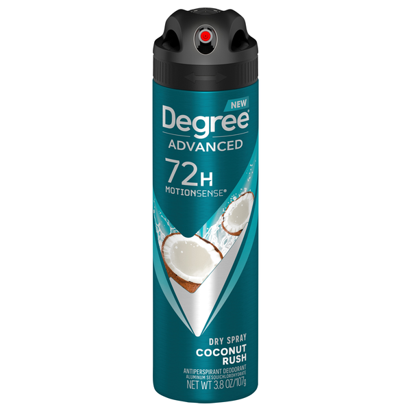 Degree Advanced Coconut Rush 72H Antiperspirant Deodorant Dry Spray