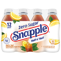 Snapple Zero Sugar Half 'n Half Lemonade Iced Tea - 12 pk