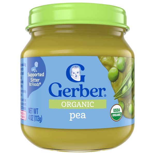 Gerber Organic 1st Baby Food Pea