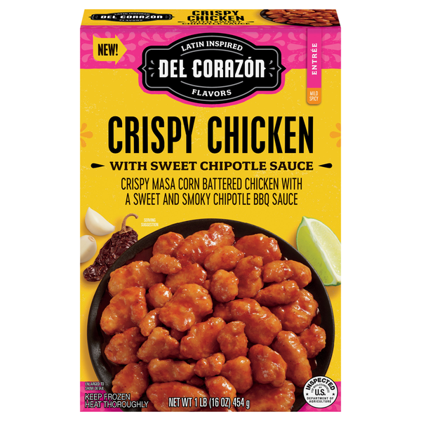 Del Corazon Crispy Chicken with Sweet Chipotle Sauce Frozen