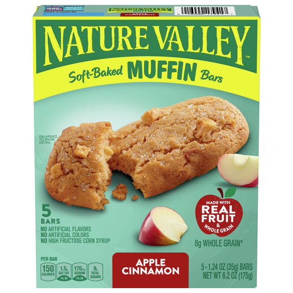 Save on Nature Valley SoftBaked Muffin Bar Apple Cinnamon 5 ct Order