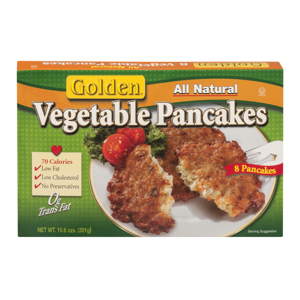Golden Vegetable Pancakes - 8 ct Frozen