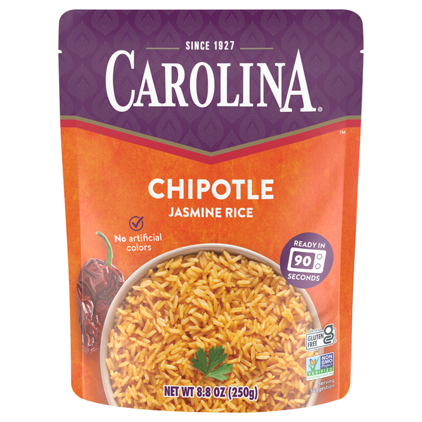 Carolina 90 Second Microwave Chipotle Flavored Jasmine Rice