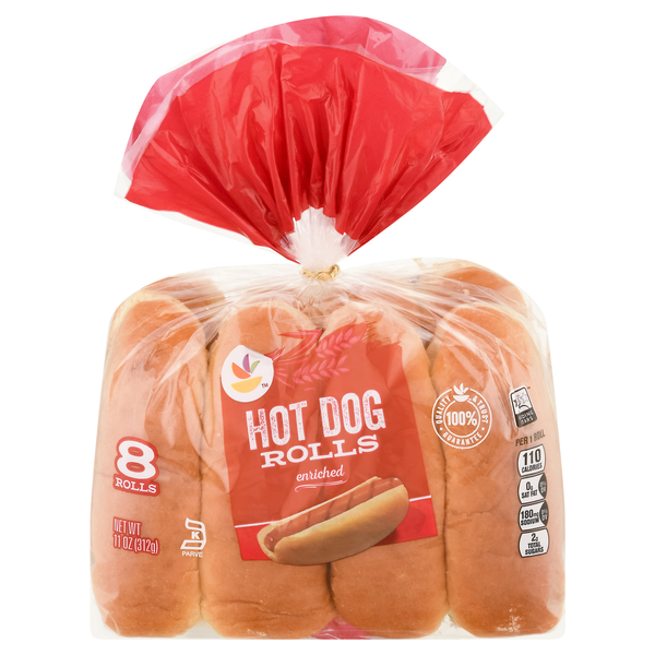 Our Brand Enriched Hot Dog Rolls - 8 ct