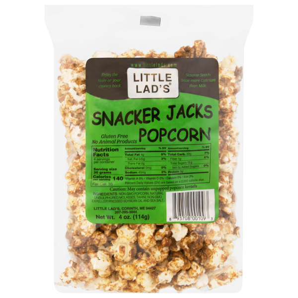 Little Lad's Snacker Jacks Popcorn