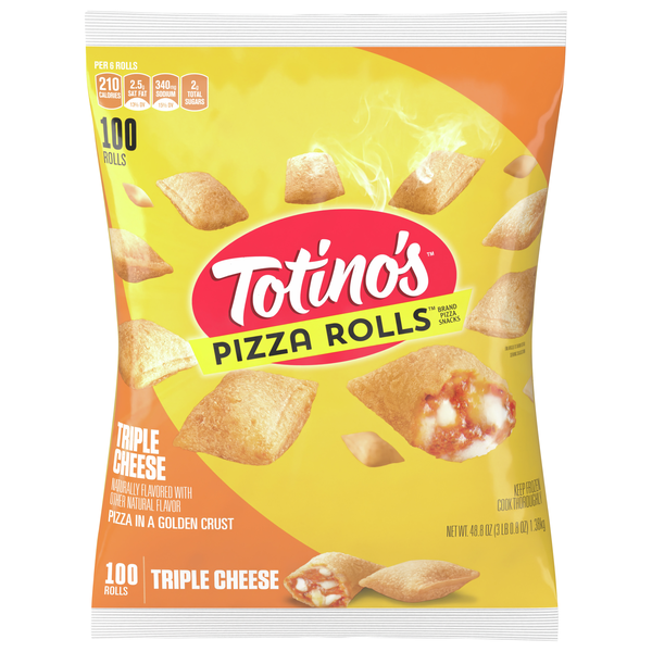 Save on Totino's Pizza Rolls Triple Cheese 100 ct Order Online