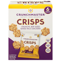 Crunchmaster Original Crunchy Rice Crisps Crackers - 6 ct