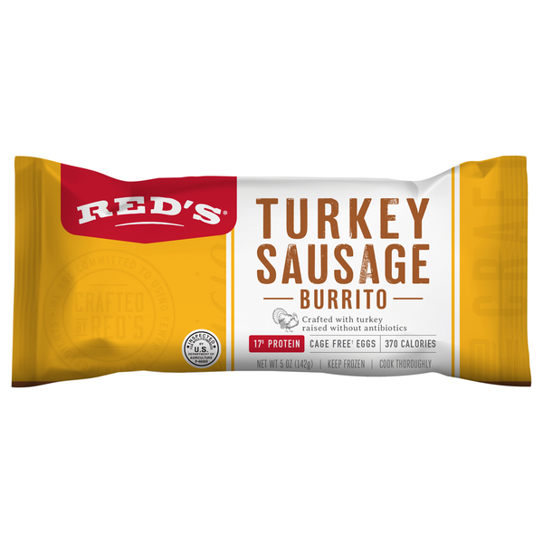 Red's Turkey Sausage Breakfast Burrito