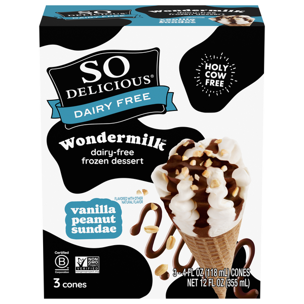 Save on So Delicious Wondermilk Frozen Dessert Vanilla Peanut Sundae