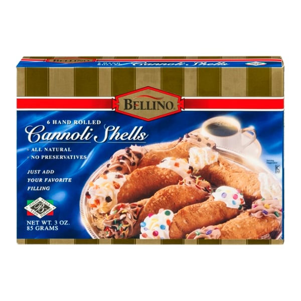 Bellino Hand Rolled Cannoli Shells - 6 ct Frozen