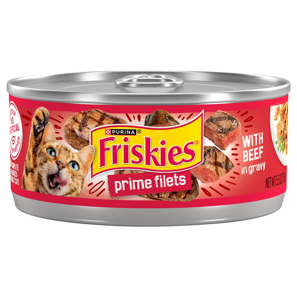 Friskies Prime Filets Beef in Gravy Adult Wet Cat Food