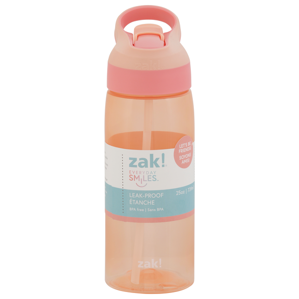 Zak! Everyday Smiles Just Let's Be Friends Leak-Proof Bottle 25 oz