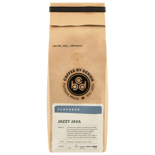 Coffee By Design Jazzy Java Light Roast Ground Coffee