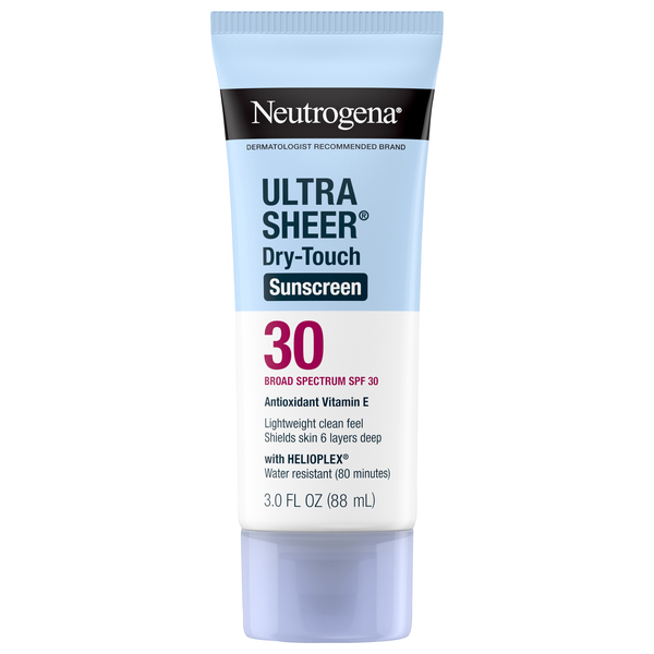 Neutrogena Ultra Sheer Dry-Touch Sunscreen Lotion Water Resistant SPF 30