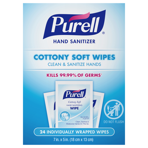 Purell Cottony Soft Hand Sanitizer Wipes
