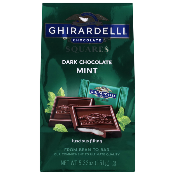 Ghirardelli Mint Dark Chocolate Candy Squares