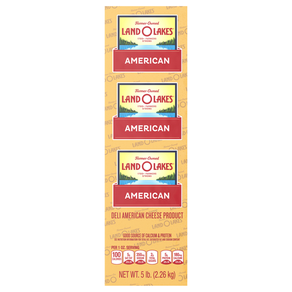 Land O Lakes Deli Yellow American Cheese (Regular Sliced)