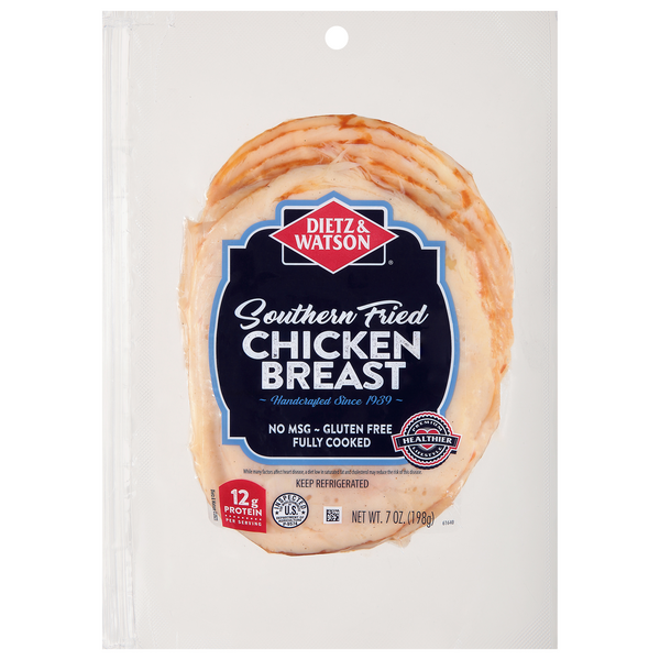 Dietz & Watson Southern Fried Chicken Breast Sliced