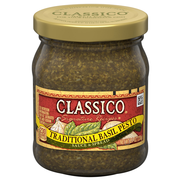 Classico Traditional Basil Pesto Pasta Sauce & Spread