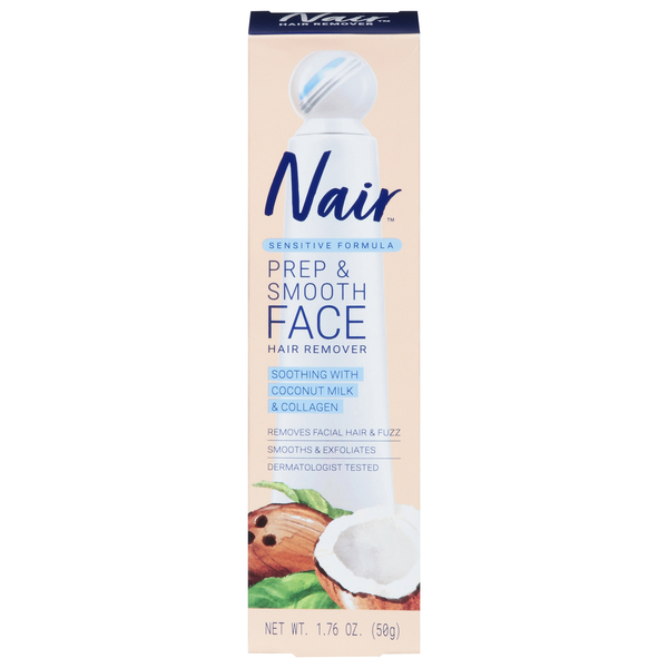 Nair Sensitive Formula Prep & Smooth Face Hair Remover