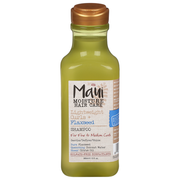 Save on Maui Moisture Lightweight Curls + Flaxseed Shampoo Sulfate Free