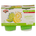 Hannaford Sugar Free Lemon-Lime Gelatin Dessert Cups - 4 ct