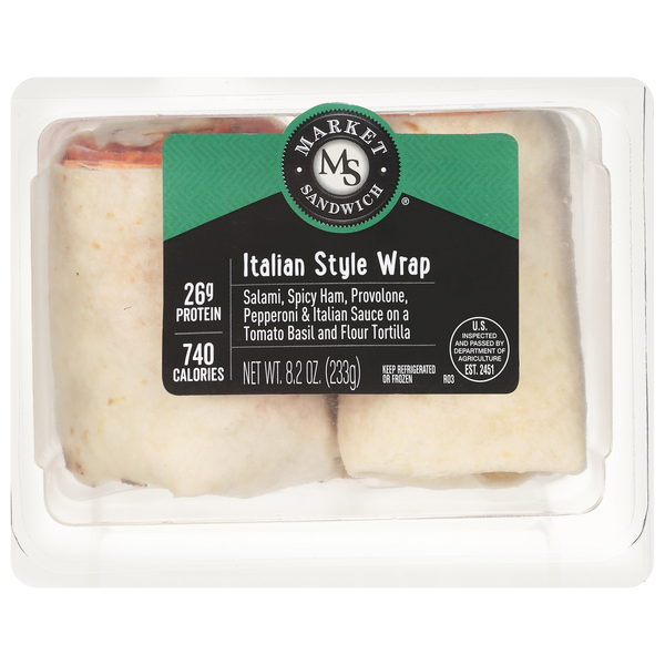 Market Sandwich Italian Style Wrap