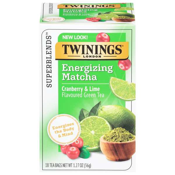 Save on Twinings of London Energize Matcha Green Tea Bags Order Online Delivery Stop & Shop