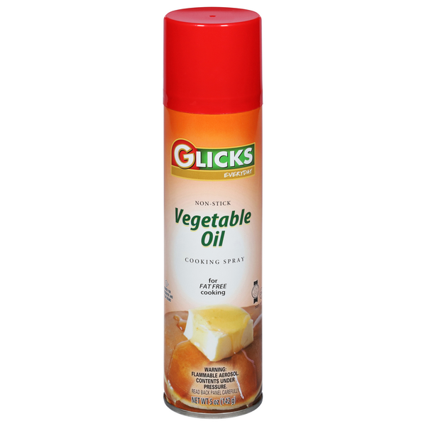 Glicks Vegetable Oil Non-Stick Cooking Spray