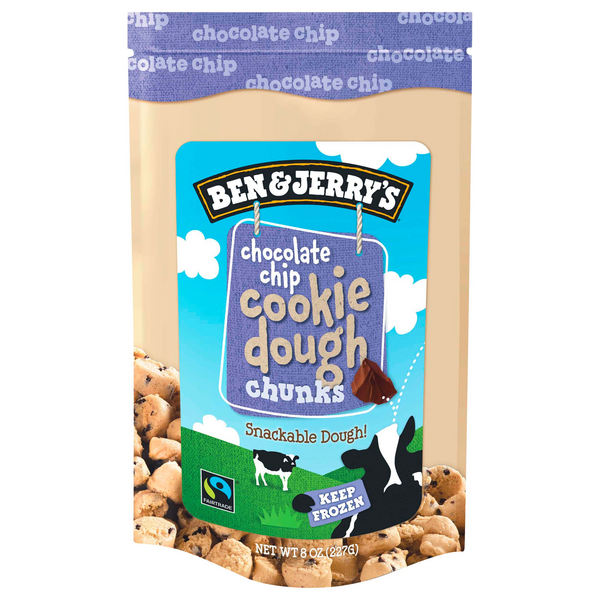 Save on Ben & Jerry's Snackable Cookie Dough Chunks Chocolate Chip