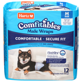 Hartz Comfitables Comfortable Disposable Male Wraps M 15-30 lbs