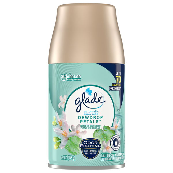 Glade Dewdrop Petals Automatic Spray Air Freshener Refill Spray