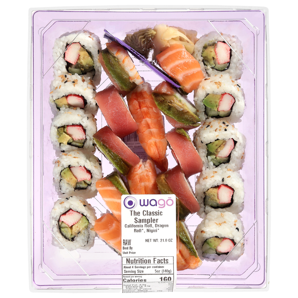 WAGO The Classic Sampler Sushi Roll