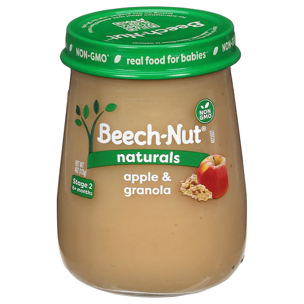 Beech-Nut Naturals Stage 2 Baby Food Apple Cinnamon & Granola