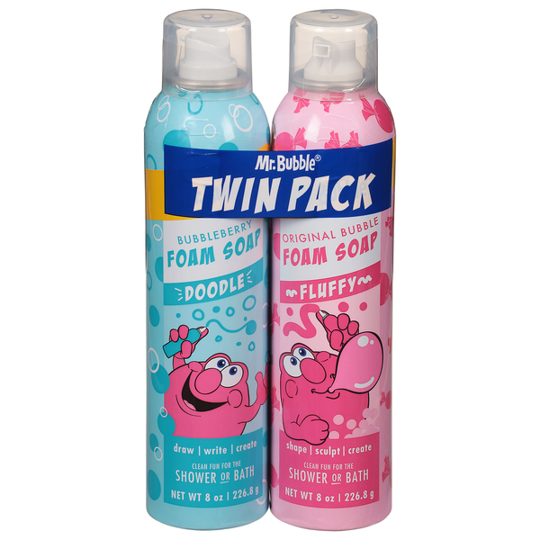 Mr. Bubble Original & Bubbleberry Foam Soap - 2 ct