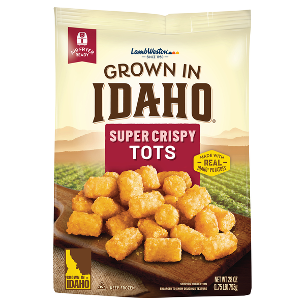 Lamb Weston Grown in Idaho Super Crispy Tots Frozen