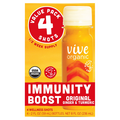 Vive Organic Original Ginger Turmeric Immunity Boost Wellness Shot - 4 pk