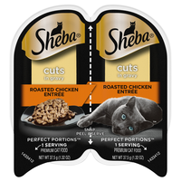 SHEBA Perfect Portions Cuts Roasted Chicken Wet Cat Food - 2 ct