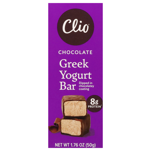 Clio Chocolate Greek Yogurt Bar Refrigerated
