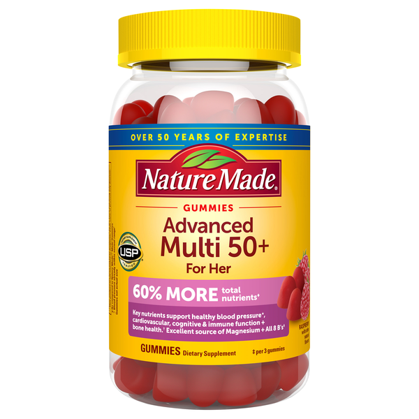Nature Made Advanced Multivitamin 50+ for Her Gummies