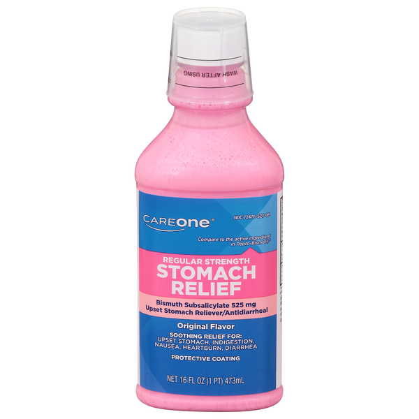 CareOne Original Flavor Regular Strength Stomach Relief Liquid